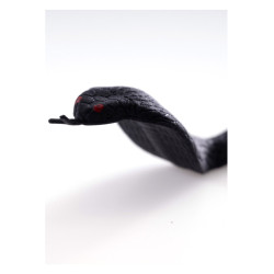 Čierna kobra dekorácia 50 cm